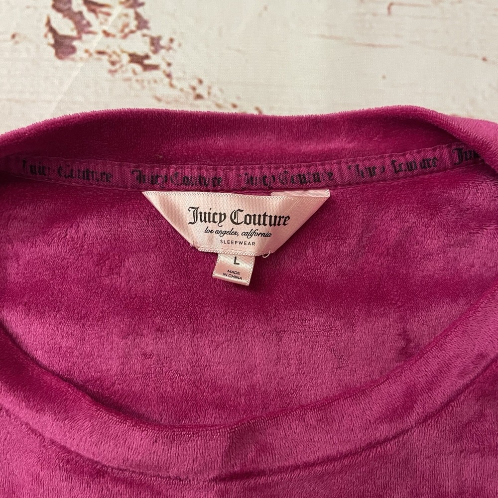 Juicy Couture Sleepwear Color Red Corvette Set Size Large Women's - Picture 3 of 12